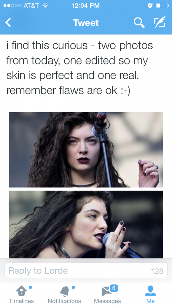 Lorde Photo Of Imperfections