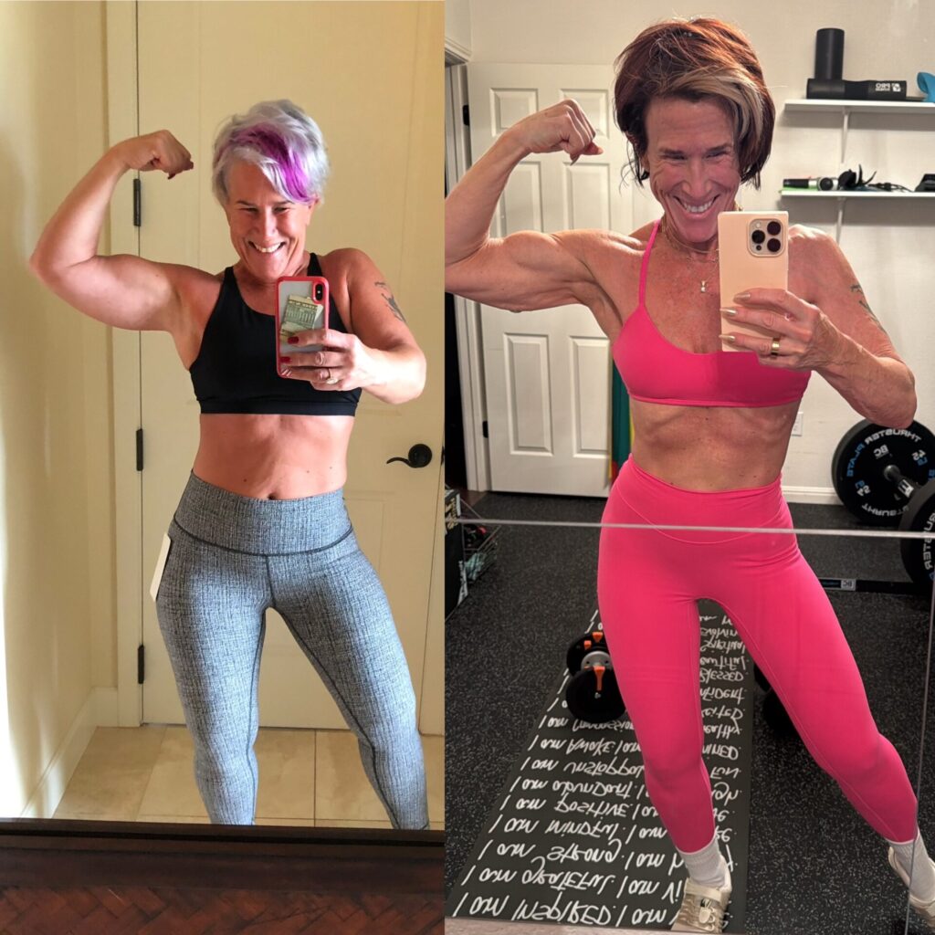 Sandi Krakowski at the gym