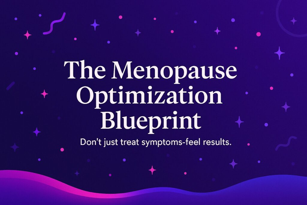Menopause optimization illustration